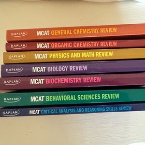 NEW KAPLAN MCAT study books